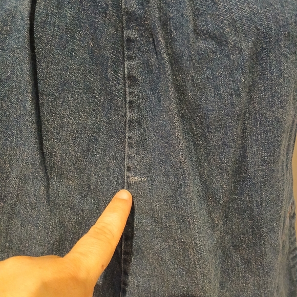 Vintage Prelude Denim Jumper Dress Size 6 - Picture 5 of 10